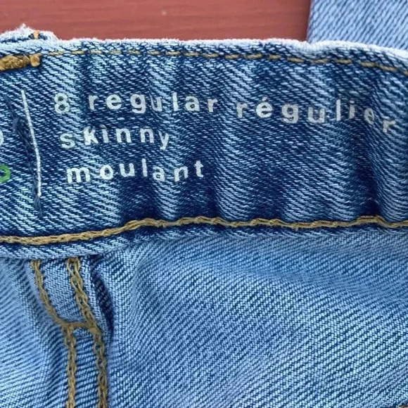 Five for 25 Gap 1969, regular  skinny, light wash jeans - Picture 4 of 9